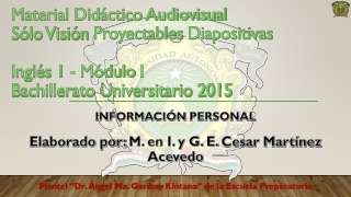 Información personal