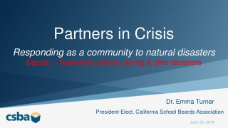 Partners in Crisis