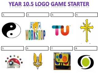 Year 10.5 logo game starter