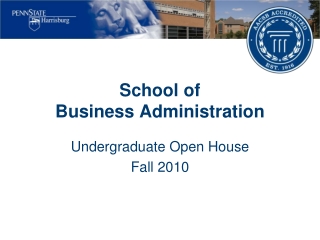 School of Business Administration