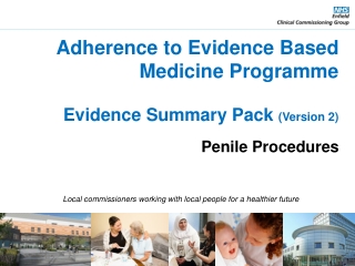 Adherence to Evidence Based Medicine Programme Evidence Summary Pack (Version 2)