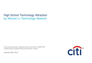 High School Technology Attraction by Women in Technology Network