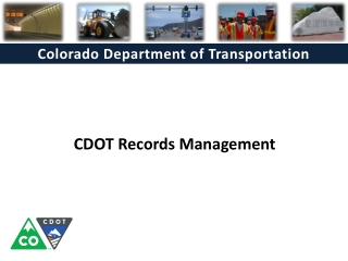 CDOT Records Management