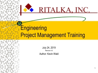 Engineering Project Management Training