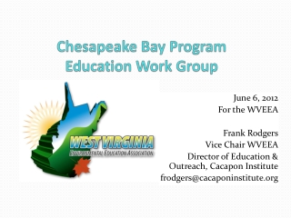 Chesapeake Bay Program Education Work Group