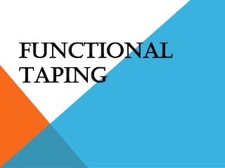 Functional Taping