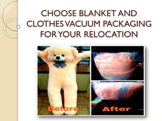 Blanket Vacuum Packaging in Chandigarh, Vacuum Rajai