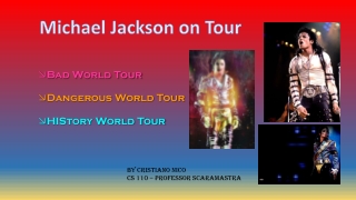 Michael Jackson o n Tour