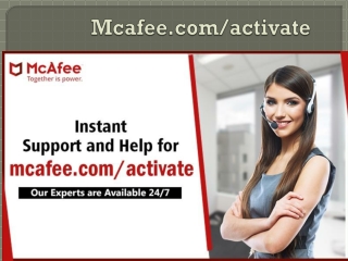 Install and Activate McAfee Antivirus - Mcafee com Activate