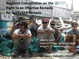 Regional Consultation on the Right to an Effective Remedy for Trafficked Persons