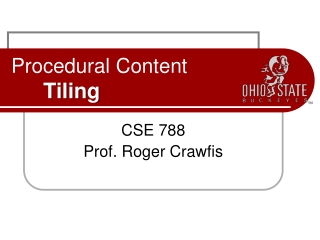Procedural Content Tiling