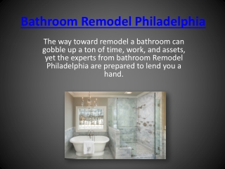 Best Bathroom Remodel Philadelphia