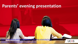 Parents’ evening presentation
