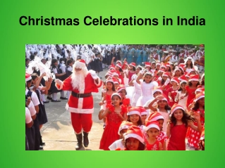 Christmas Celebrations in India