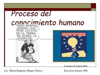 Proceso del conocimiento humano