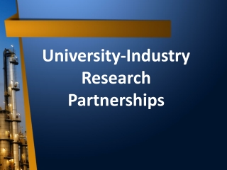 University-Industry Research Partnerships