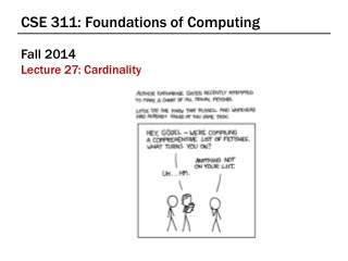 CSE 311: Foundations of Computing