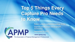 Top 5 Things Every Capture Pro Needs to Know