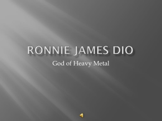 Ronnie James Dio