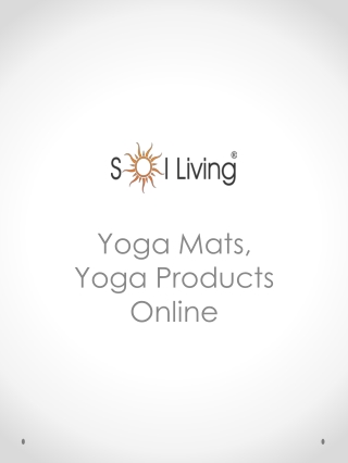 Sol Living - Best Yoga Mat Online, Yoga Products