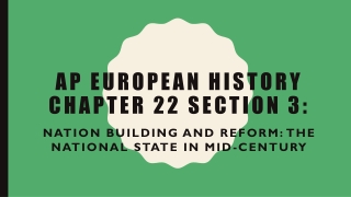 Ap European History Chapter 22 Section 3: