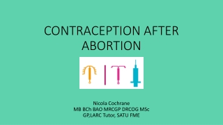 CONTRACEPTION AFTER ABORTION