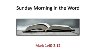 Sunday Morning in the Word