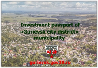 Investment passport of «Gurievsk city district» municipality
