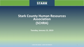 Stark County Human Resources Association (SCHRA) Tuesday, January 15, 2019