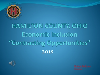 HAMILTON COUNTY, OHIO Economic Inclusion “Contracting Opportunities”