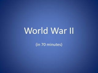 World War II