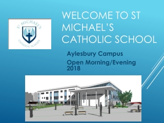 Welcome to St Michael’s Catholic School