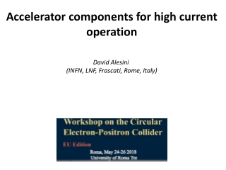 Accelerator components for high current operation