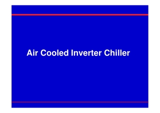 Air Cooled Inverter Chiller