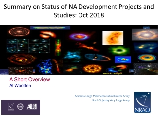 Summary on Status of NA Development Projects and Studies: Oct 2018