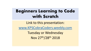 Students can learn Scratch without you getting in their way