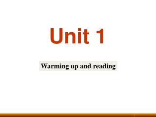 Unit 1