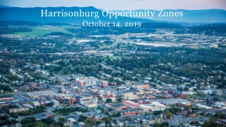 Harrisonburg Opportunity Zones October 14, 2019