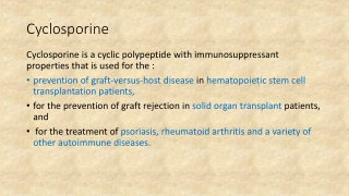 Cyclosporine