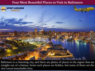 Four Most Beautiful Places to Visit in Baltimore