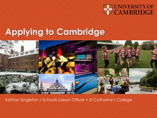 Applying to Cambridge