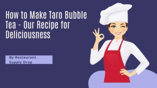 How to Make Taro Bubble Tea - Our Recipe for Deliciousness