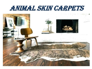 Animal Skin Carpet In Abu Dhabi