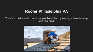 Best Roofer Philadelphia PA - Roofers In Philadelphia