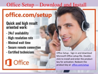 How to install Microsoft Office Setup - www.office.com/setup