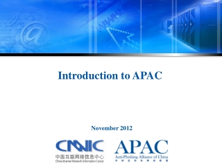 Introduction to APAC