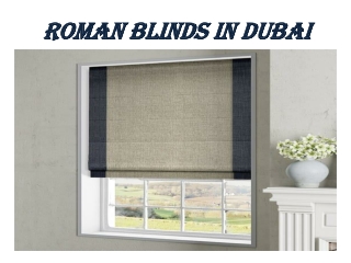 Roman Curtains In Dubai