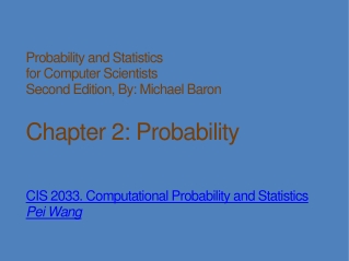 Events and probability