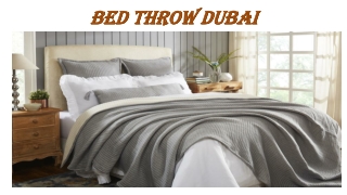 Bed Throw In Dubai