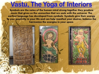 Vastu, The Yoga of Interiors